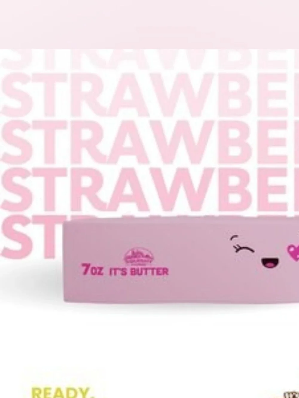 Butter Strawberry Butter Pink Squishy Plush Toy Squishy Farms It's Butter 2.0 Sq